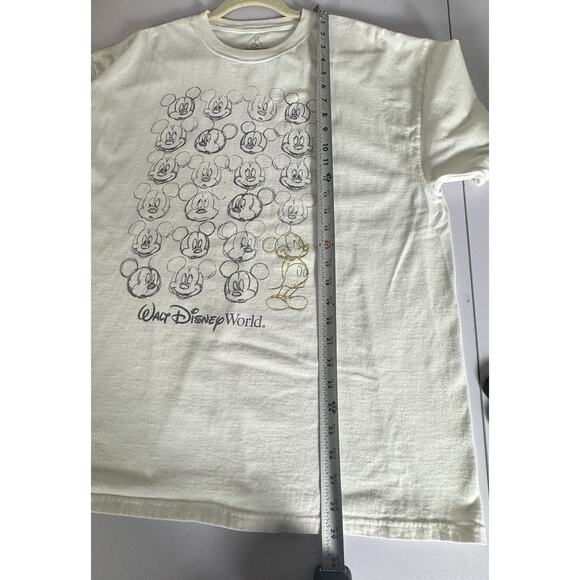Vintage Mickey Mouse White XL T-shirt Walt Disney World Size Extra Large, Y2K - Picture 7 of 7